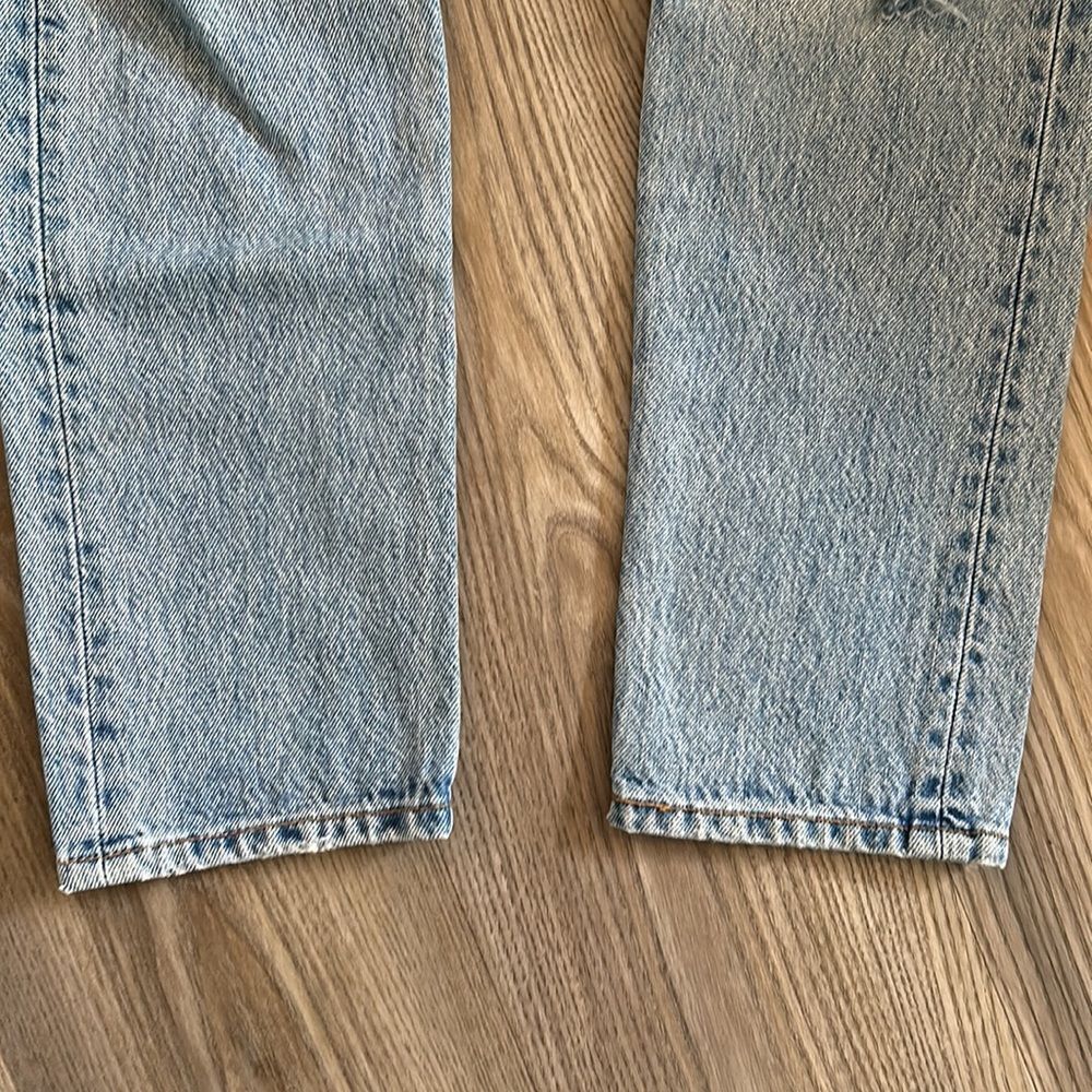 CLASSIC LEVIS 501 HIGH RISE SKINNY JEANS WITH DISTRESSING SIZE 26 - Picture 10 of 11